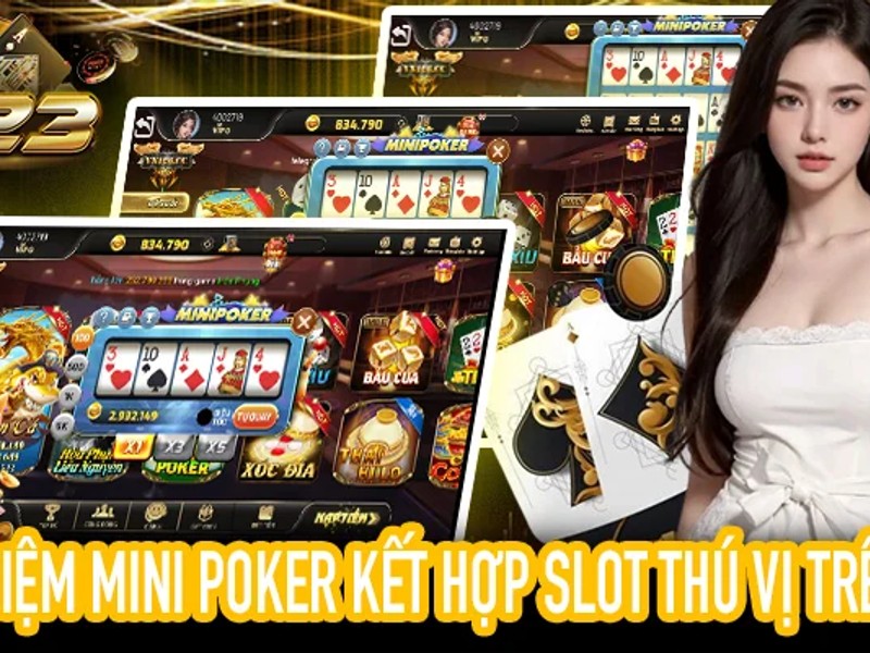 Hình ảnh người chơi Poker tự tin bluff tại Bong789