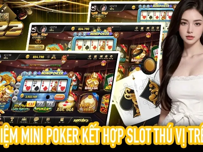 Hình ảnh người chơi Poker tự tin bluff tại Bong789